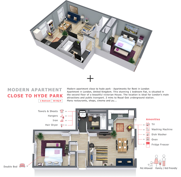 Profesional Apartment Plan